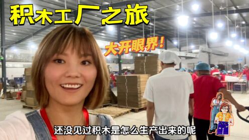 积木制造工厂探秘之旅，和森宝一起庆祝10周年，竟然遇到玩具大神_高清
