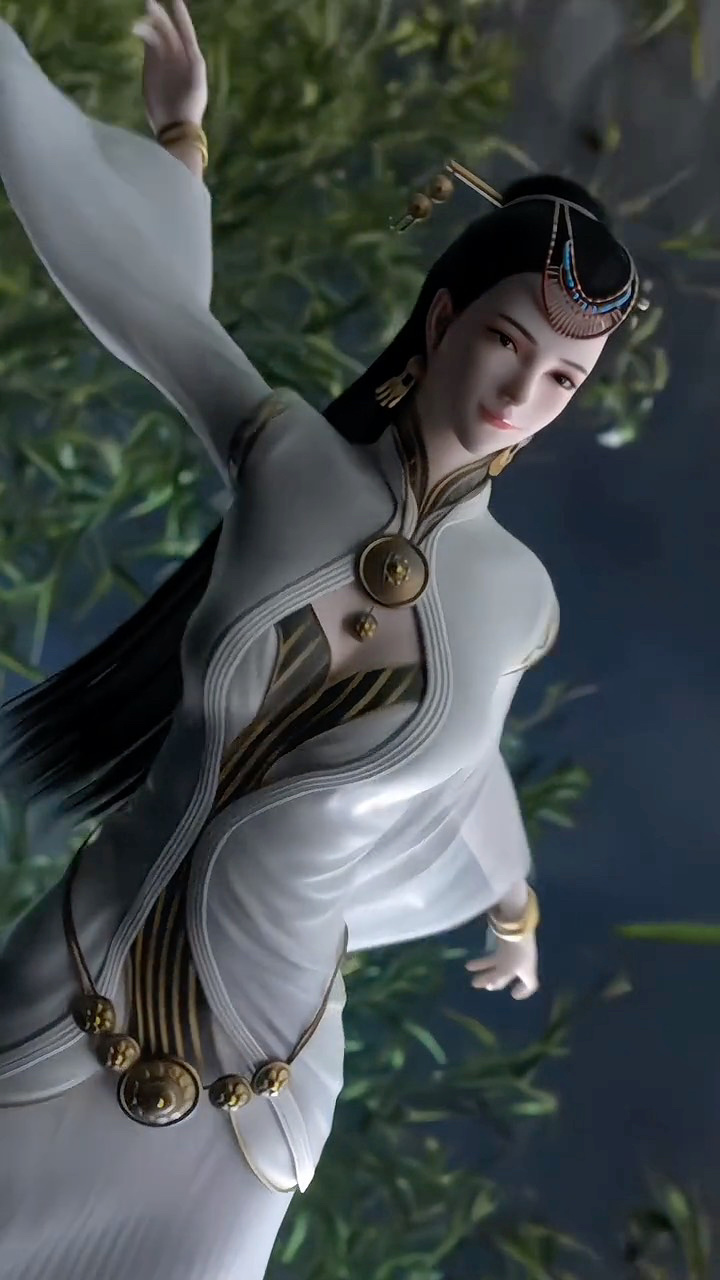 国漫女神!身着朴素身材完美