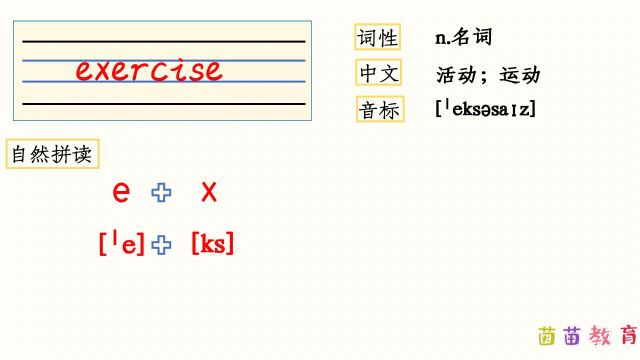 自然拼读:exercise