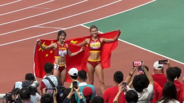 郑妮娜力夺金!中国再添一枚亚运女子七项全能金牌