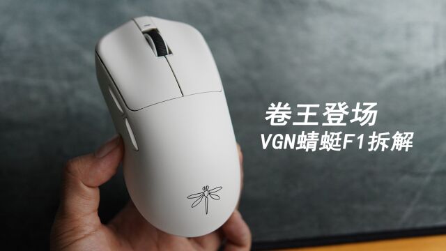 卷王登场 VGN蜻蜓F1系列无线游戏鼠标拆解