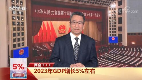 如何看待今年GDP预计增长5%左右？白岩松解读：意料之外 情理之中