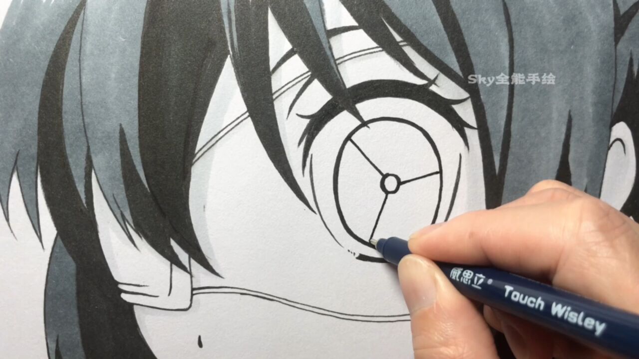 原声绘画下的的小鸟游六花神威写轮眼