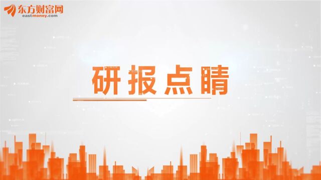 研报点睛:逆市上涨!看好这一板块