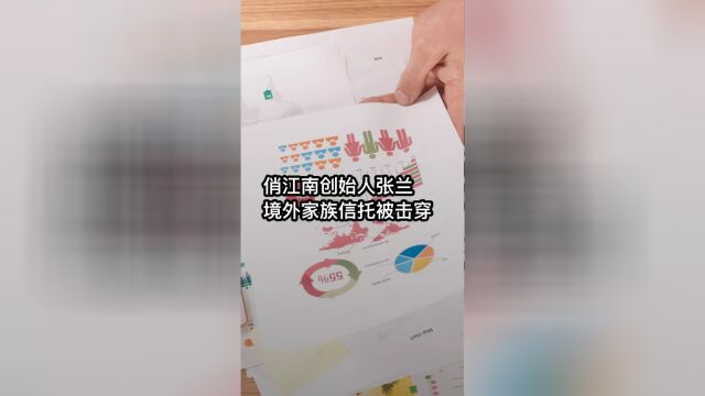 俏江南创始人张兰境外家族信托被击穿