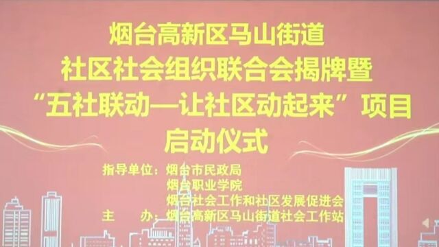 烟台高新区马山街道社区社会组织联合会