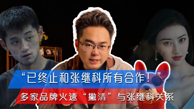 “已终止和张继科所有合作!”多家品牌火速“撇清”与张继科关系