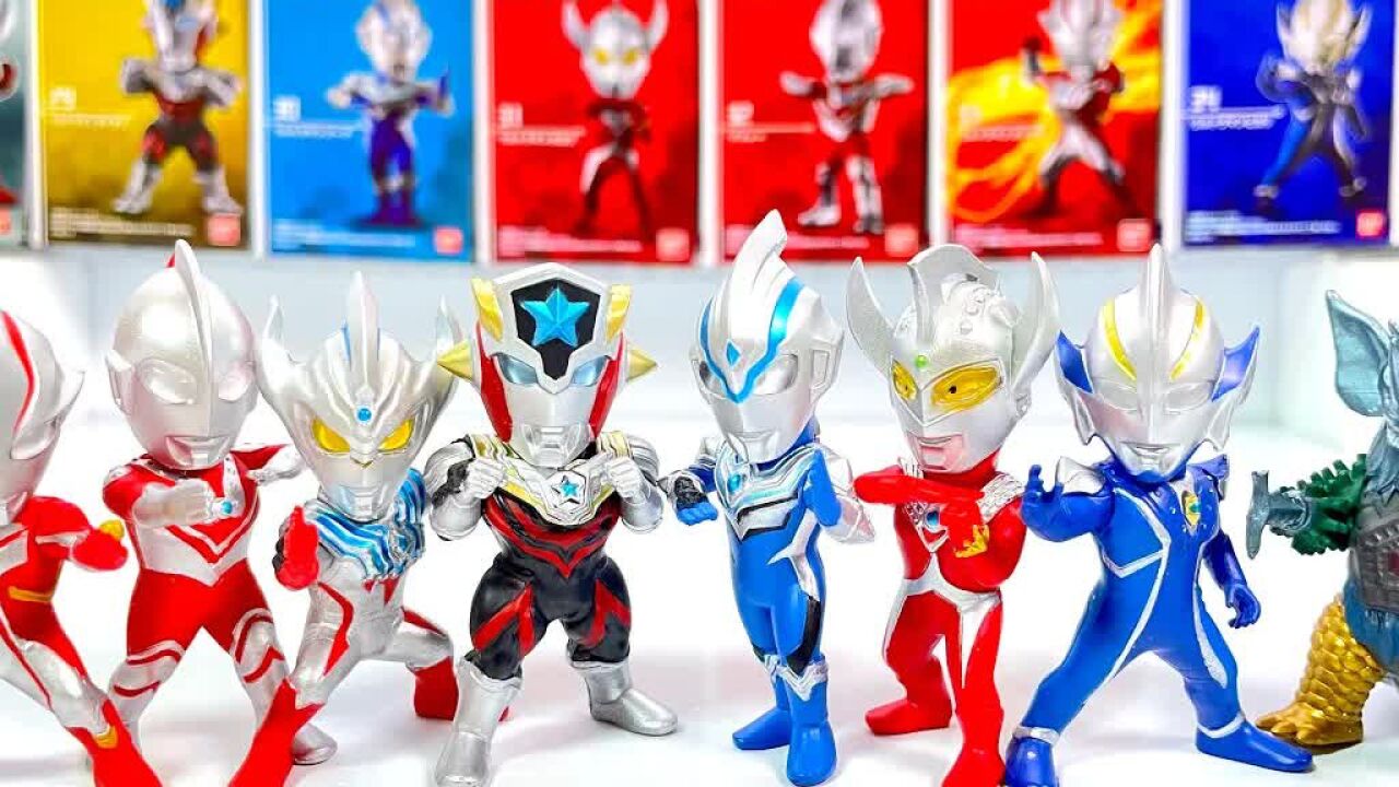 奥特曼 食玩converge motion 全5种8款人偶