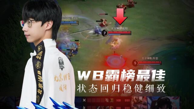 WB状态回归霸榜周最佳,稳健打法运营LGD