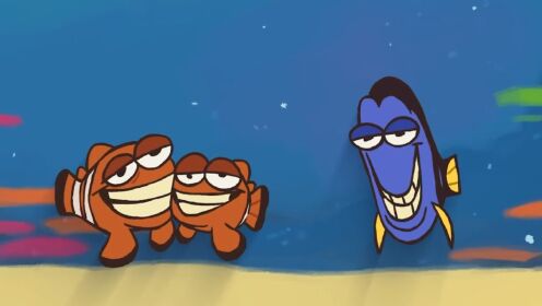 《海底总动员速通动画》，两分钟趣味演绎，小丑鱼的奇幻之旅！