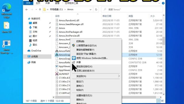 Amos25 27 28 29永久激活 视频安装教程 高清