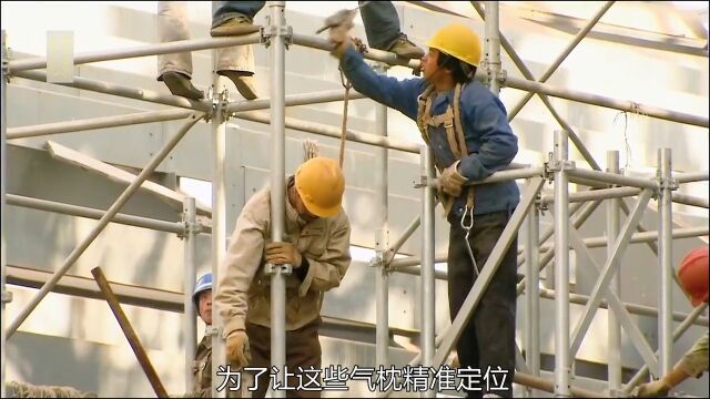 耗资10亿建造的水立方是如何设计出来的水立方基建狂魔工程冰立方来安利纪录片膜结构 3