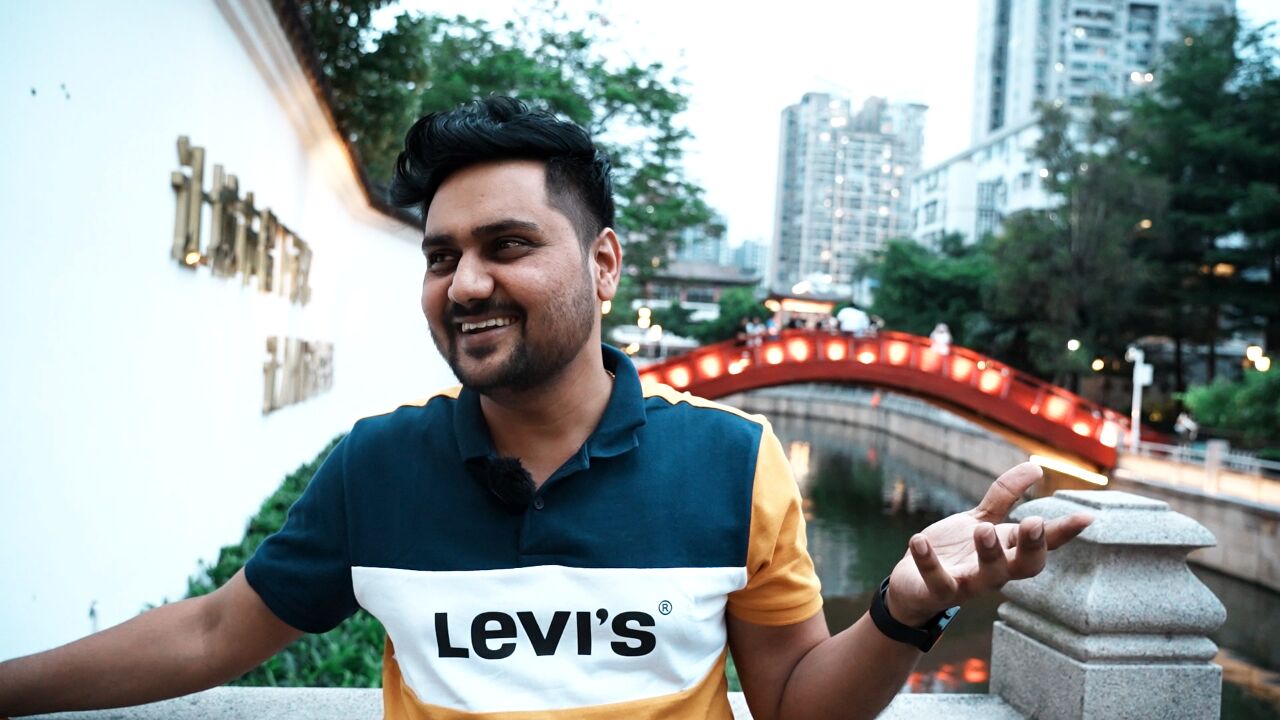 印度外商"特种兵式"游广州,3小时行街睇戏被叫靓仔很开心