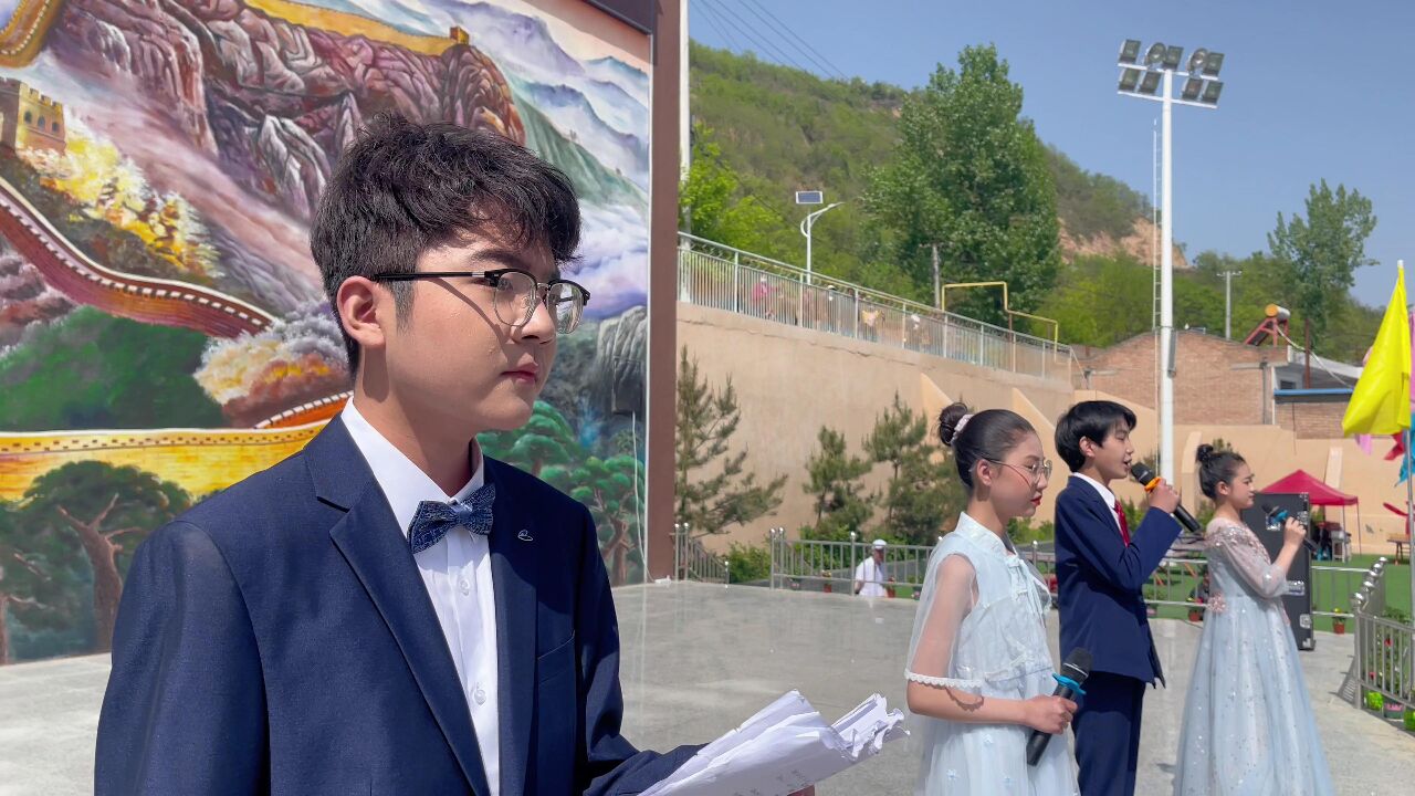 彬州市紫薇中学,第三届体育文化艺术节暨春季田径运动会隆重开幕式