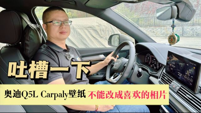 吐槽一下:奥迪Q5L Carpaly壁纸为啥不能设置成自已喜欢的相片?