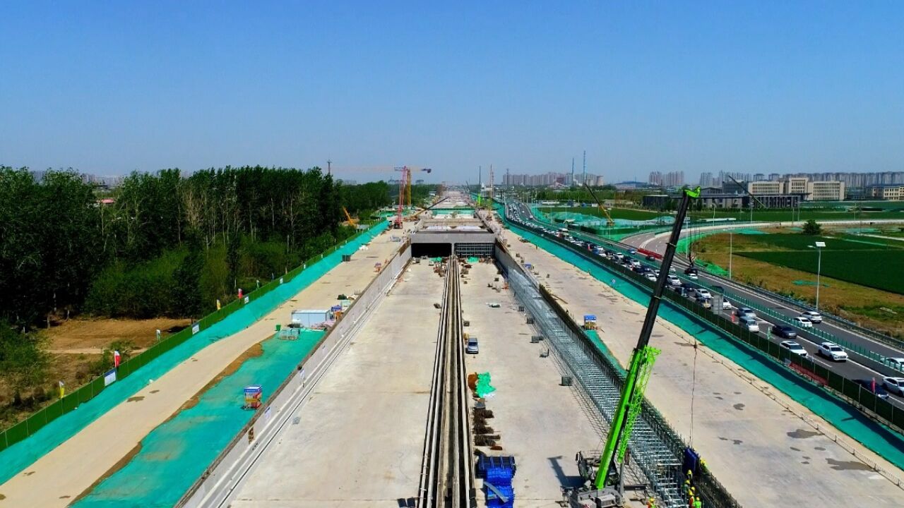 石家庄复兴大街迎旭门隧道(在建)