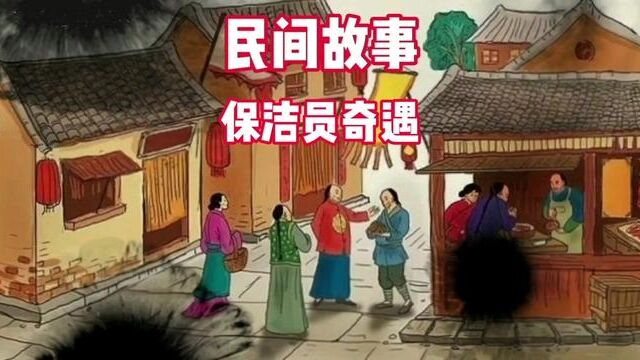 保洁员奇遇 #民间故事 #灵异事件 #奇闻异事 #老五讲故事