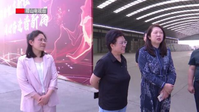 省工信厅副厅长张占祥到我县进行调研