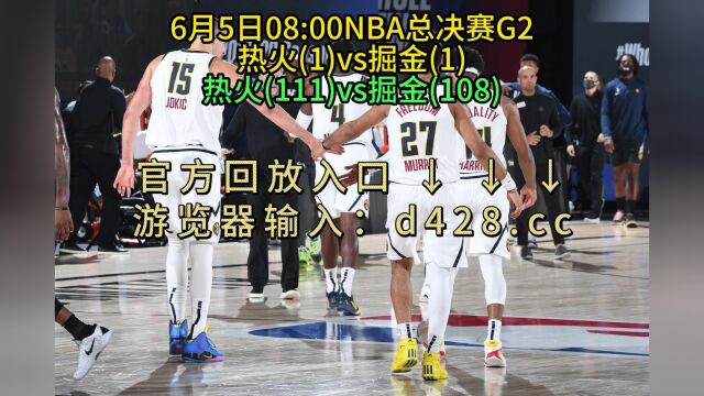 NBA总决赛G2:热火VS掘金(全场)高清完整中文回放02