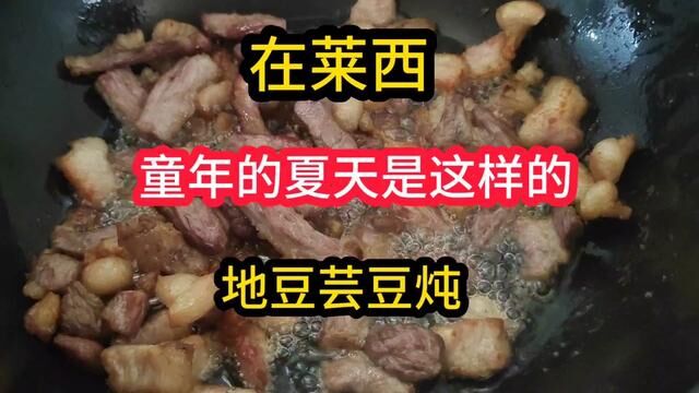 我一个80后,童年的回忆中,这个夏天对四季豆和地豆真是够够的了!四季豆最后光吃豆了!地豆和四季豆煮熟了拿蒜拌也挺好的