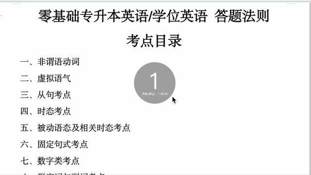 2024专升本/学位英语 |零基础 语法及答题法则全程课 暑假集训01 #英语 #专升本