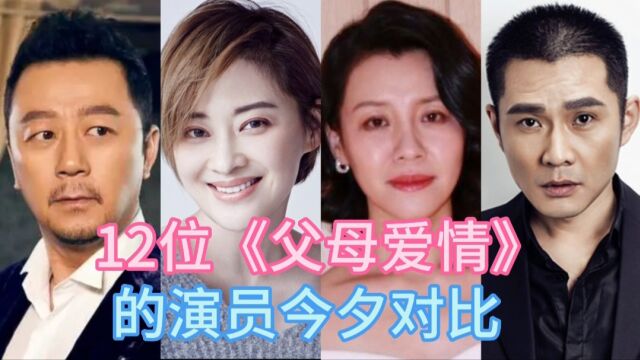 12位《父母爱情演员今夕对比》