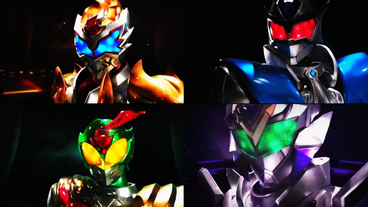 如果铠甲勇士拿瓦四元素铠甲同时合体