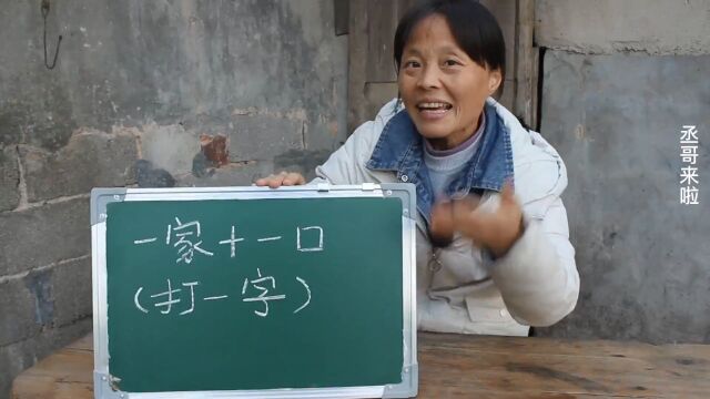 猜字谜:一家十一口打一字,你知道答案吗?等你来挑战!