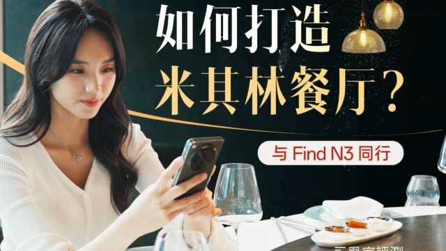  Find N3镜头下,探索中餐品牌的米其林“摘星”故事|凰家评测