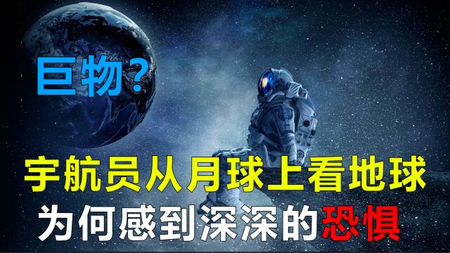 在月球上看地球是什么体验,巨物恐惧?宇航员为何感到后怕?