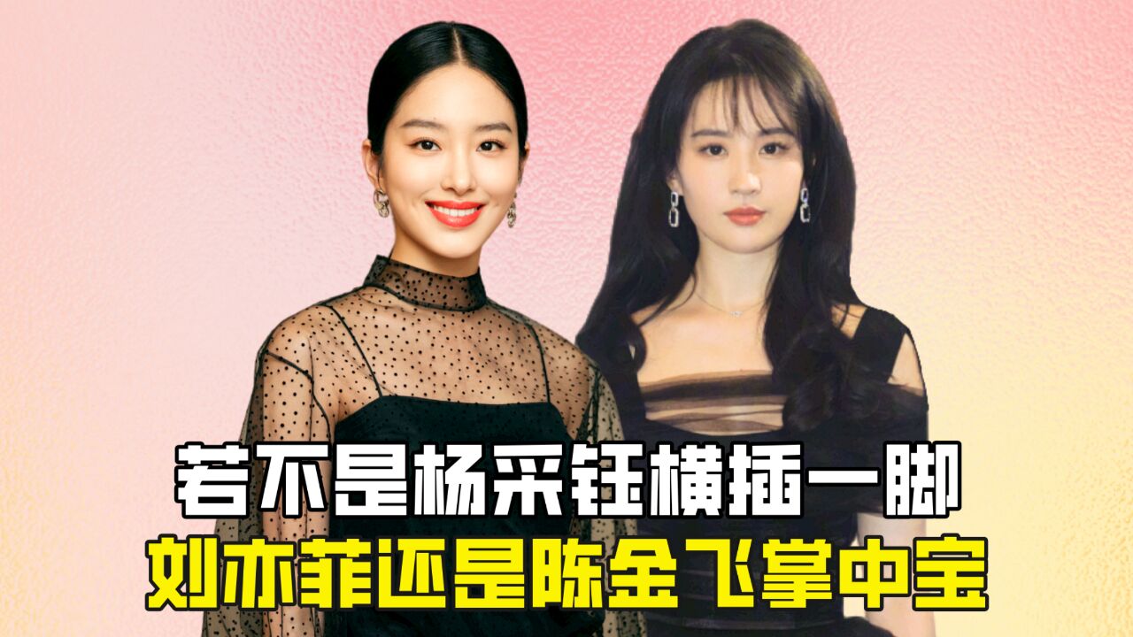 若不是杨采钰横插一脚,刘亦菲还是陈金飞掌中宝