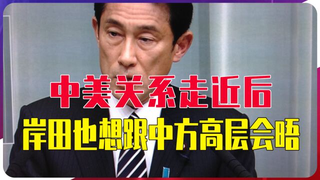 中美关系走近后,岸田也想跟中方高层会晤,我外长把话说的很透彻