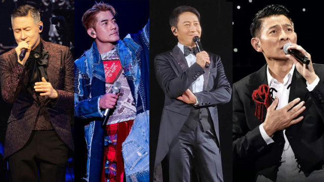 四大天王演唱会开卷,郭富城张学友黎明神仙打架