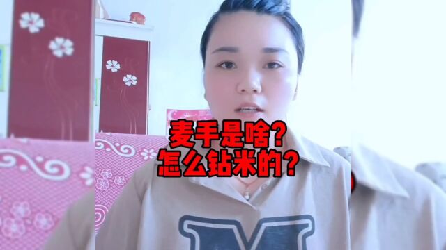 麦手是啥?怎么钻米的?