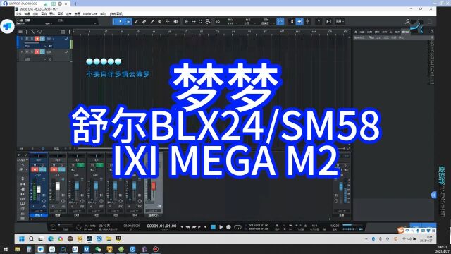 【浩然音频】BLX24 SM58+M2