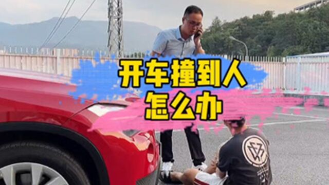 开车不小心撞到人了,该怎么正确处理?赶紧看看