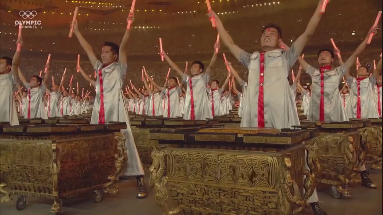 北京奥运会15周年!回顾开幕式2008名鼓手击缶而歌惊艳全世界_高清1080P在线观看平台_腾讯视频