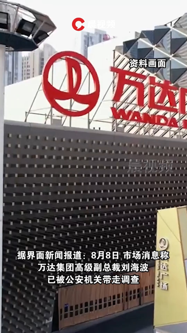 万达回应刘海波被警方带走:涉企业内部贪腐,数额巨大_腾讯视频