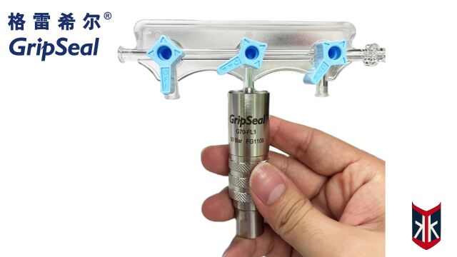 适用于医疗导管中鲁尔接口气密性测试时快速密封连接的格雷希尔G70FL1系列快速接头