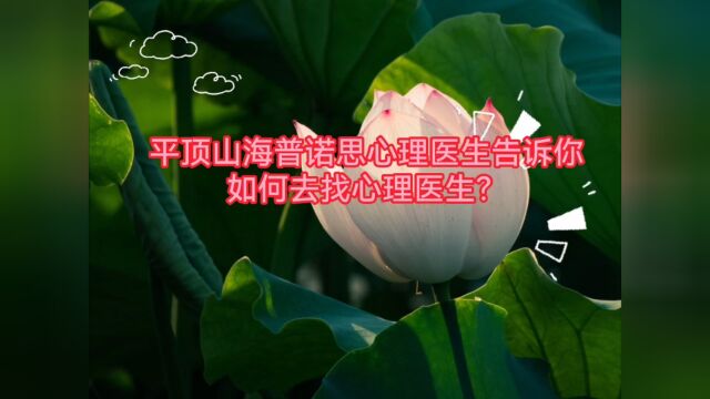 平顶山心理医生(电微13781089676)告诉你:如何找心理医生?