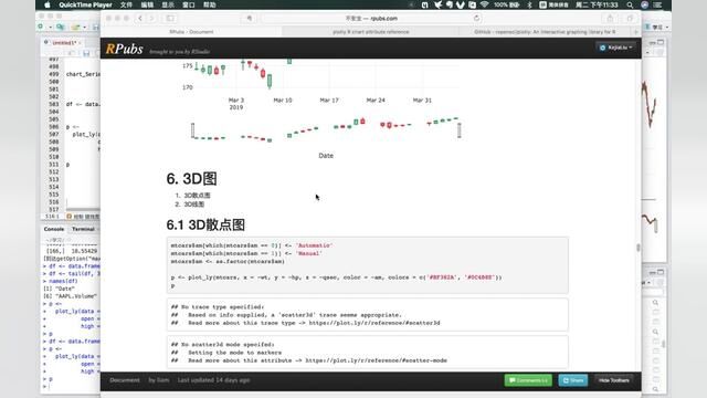 R语言交互式图表入门:R语言交互式绘图S63D图与动态图#R语言 #r语言数据可视化 #r语言绘图 #r语言课程