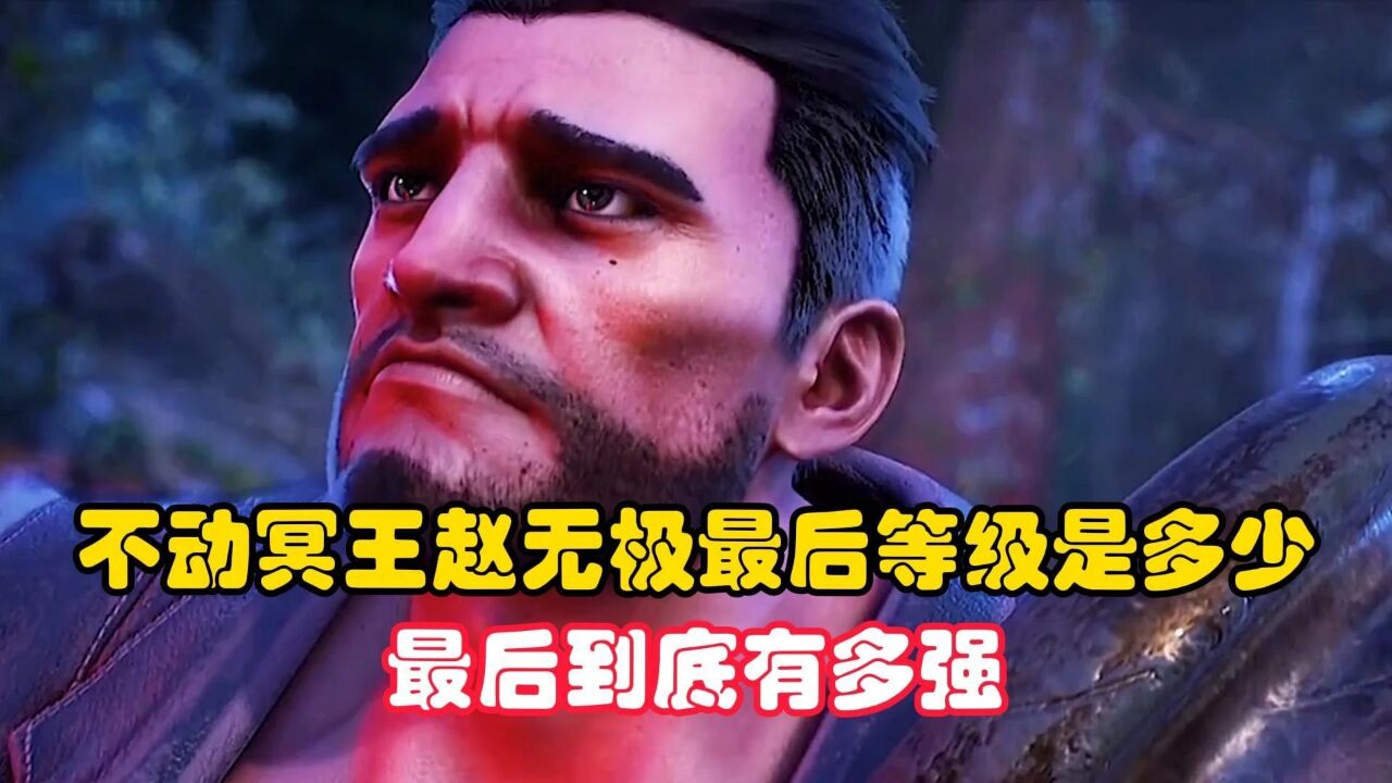 不动冥王赵无极最后等级是多少?最后到底有多强