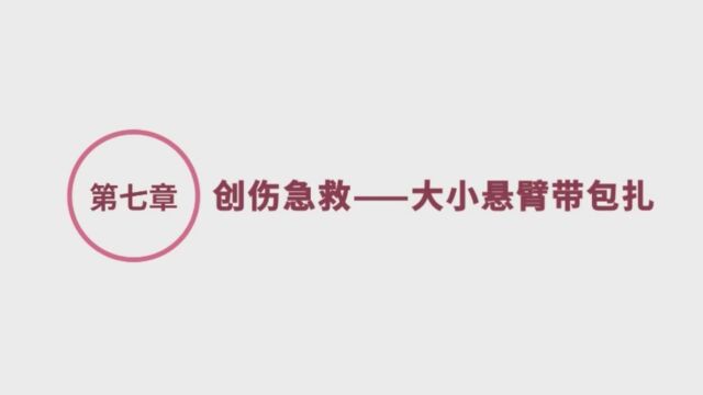 梁斌云课堂第七章创伤急救