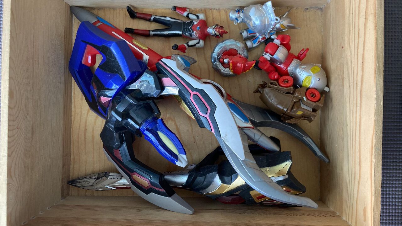 奥特曼玩具大合集,捷德之爪 欧布长矛 奥特曼陀螺玩具 迷你奥特曼玩具