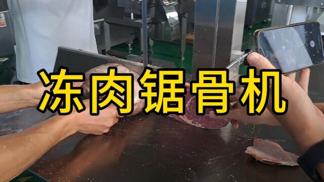 祥九瑞盈原装禾砚冻肉锯骨机,带骨冻肉冰块分割加工