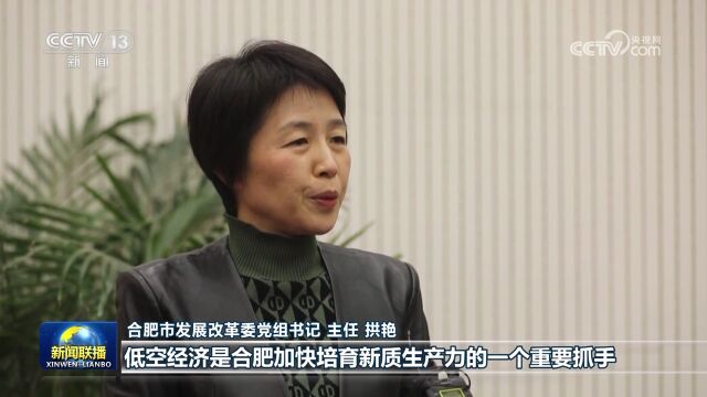 【一线调研ⷥŠ 快形成新质生产力】安徽合肥:“飞”出来的经济新赛道