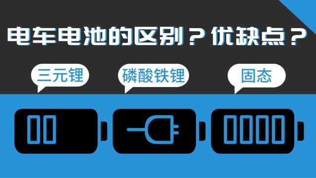 市面上新能源电池有哪些?优缺点是啥?看完变内行