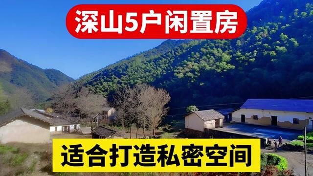 你想到农村打造院子吗?来这里吧!半山腰5户封闭空间的世外桃源 #闲置农房 #皖南 #山居生活 #山村生活