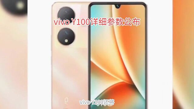 vivo Y100详细参数公布