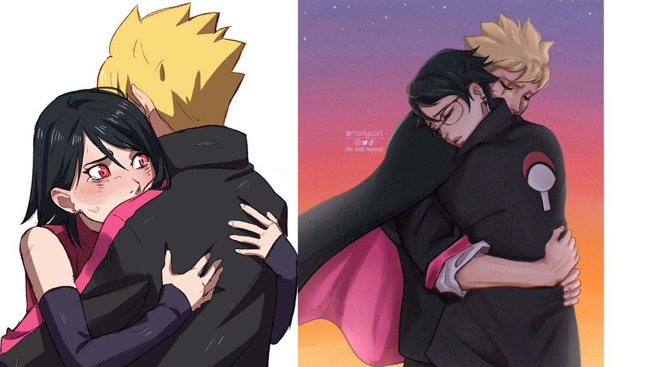 博人传85话:佐助vs考德!博人佐良娜深情相拥